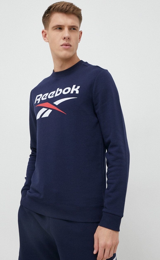Bluza Reebok w sportowym stylu z nadrukiem