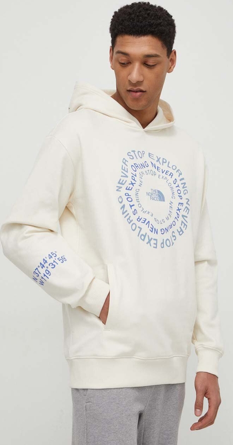 Bluza The North Face z bawełny w młodzieżowym stylu z nadrukiem