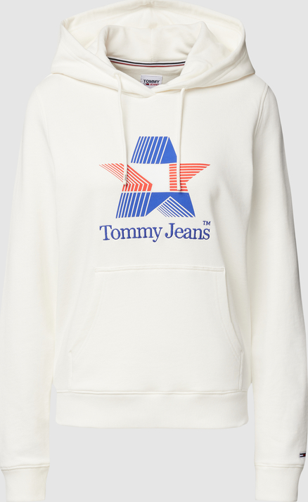 Bluza Tommy Jeans z bawełny z kapturem w młodzieżowym stylu