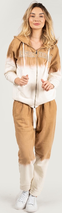 Bluza ubierzsie.com z bawełny z kapturem w młodzieżowym stylu