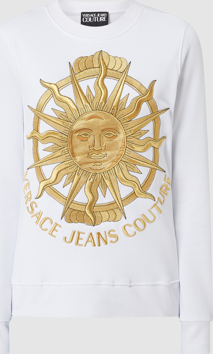 Bluza Versace Jeans w młodzieżowym stylu z bawełny z nadrukiem