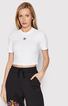 Bluzka Adidas w stylu casual z okrągłym dekoltem