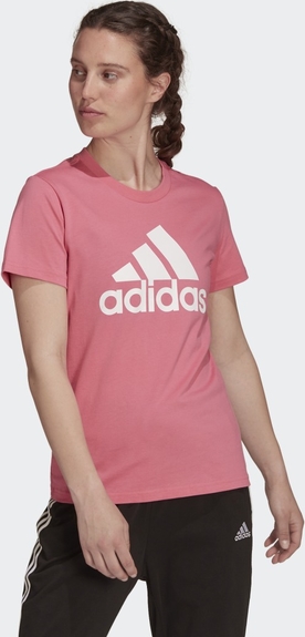 Bluzka Adidas z dresówki w sportowym stylu z okrągłym dekoltem