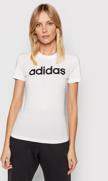 Bluzka Adidas z krótkim rękawem w młodzieżowym stylu