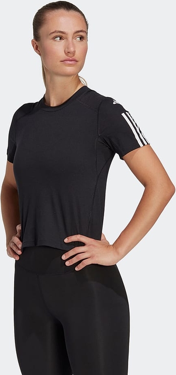 Bluzka Adidas z krótkim rękawem z bawełny w sportowym stylu