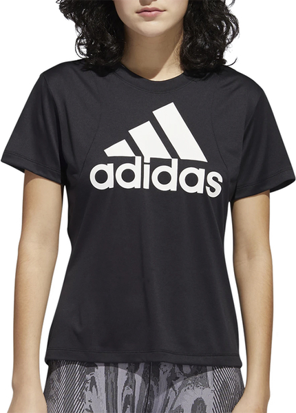 Bluzka Adidas z krótkim rękawem z okrągłym dekoltem