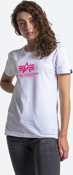 Bluzka Alpha Industries w młodzieżowym stylu z krótkim rękawem