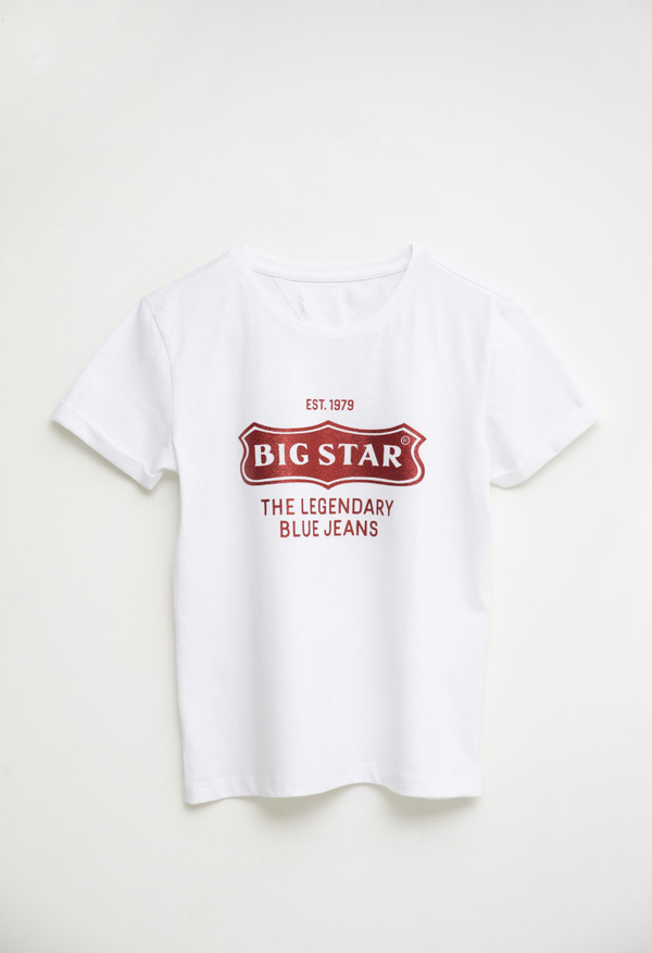 Bluzka Big Star w młodzieżowym stylu z okrągłym dekoltem