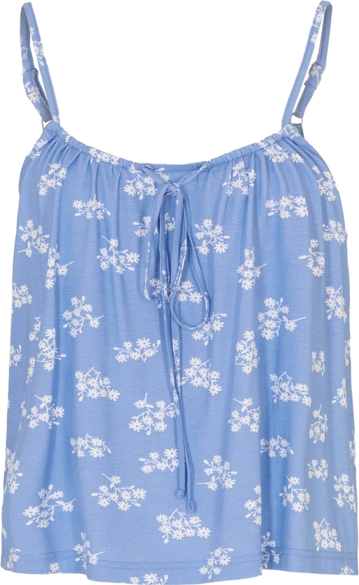 Bluzka bonprix z dekoltem w kształcie litery v na ramiączkach w stylu casual