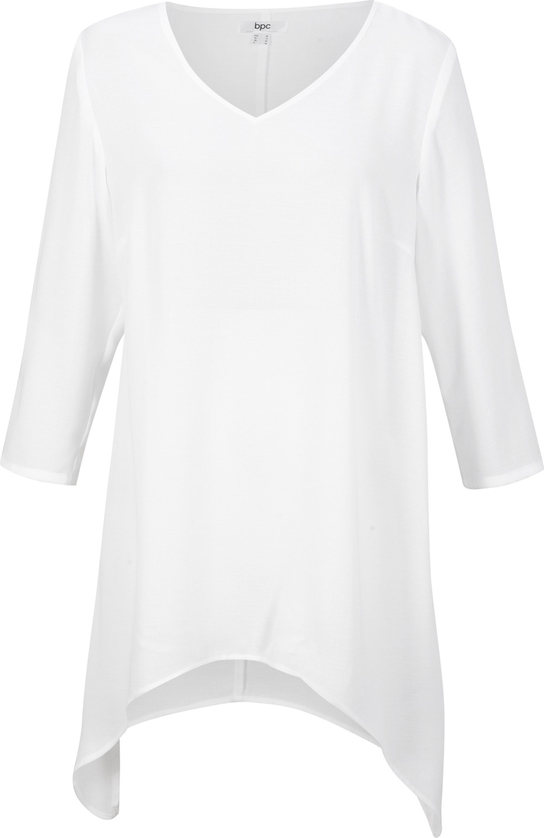 Bluzka bonprix z dekoltem w kształcie litery v w stylu casual z długim rękawem