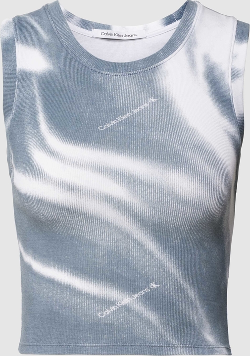 Bluzka Calvin Klein bez rękawów w stylu casual