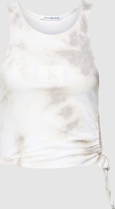 Bluzka Calvin Klein na ramiączkach z bawełny w stylu casual