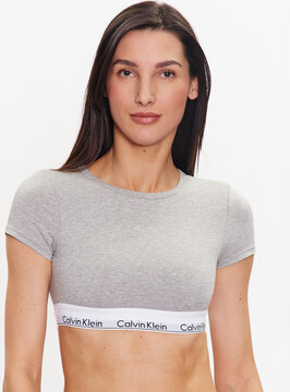 Bluzka Calvin Klein Underwear z okrągłym dekoltem z krótkim rękawem