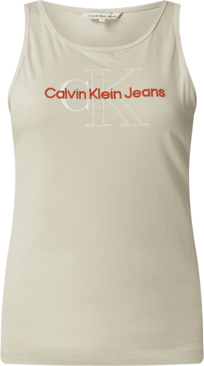 Bluzka Calvin Klein w sportowym stylu z okrągłym dekoltem na ramiączkach