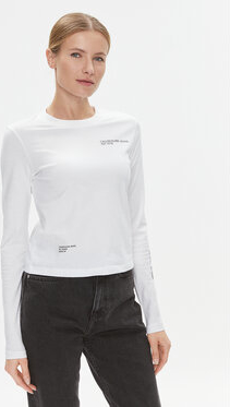 Bluzka Calvin Klein w stylu casual z długim rękawem