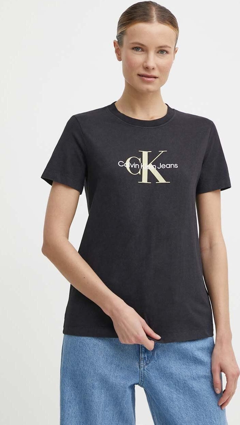 Bluzka Calvin Klein z bawełny w młodzieżowym stylu