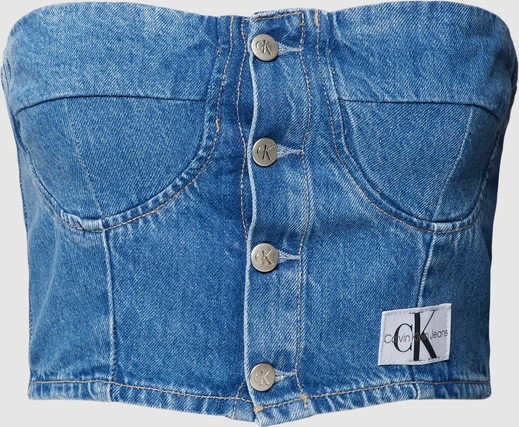 Bluzka Calvin Klein z bawełny w stylu casual