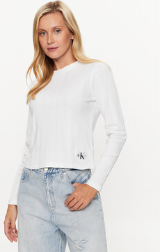 Bluzka Calvin Klein z okrągłym dekoltem