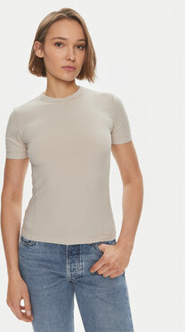 Bluzka Calvin Klein z okrągłym dekoltem