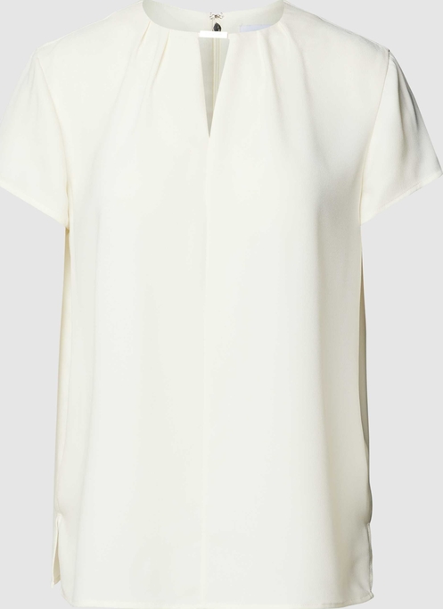 Bluzka Calvin Klein z okrągłym dekoltem z krótkim rękawem w stylu casual