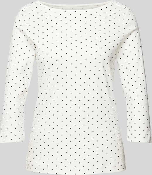Bluzka Christian Berg Woman z okrągłym dekoltem w stylu casual z bawełny