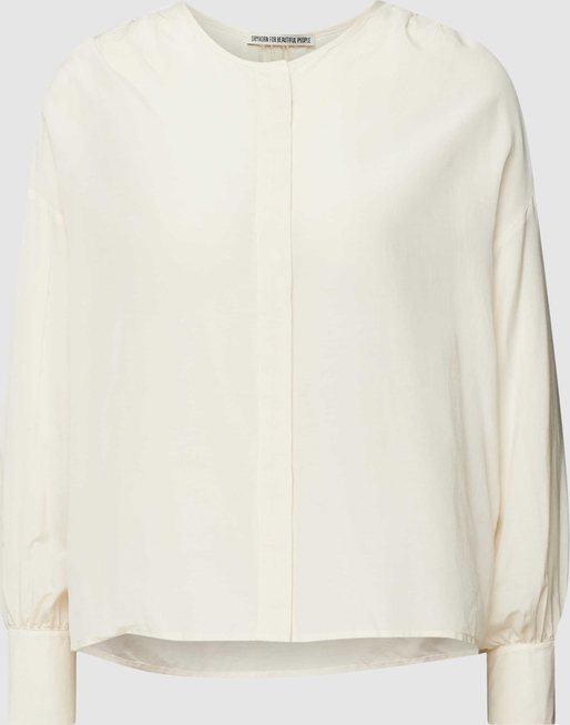 Bluzka Drykorn z okrągłym dekoltem z długim rękawem w sportowym stylu