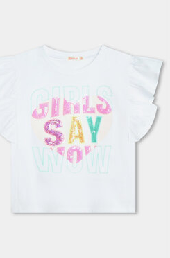 Bluzka dziecięca Billieblush z krótkim rękawem dla dziewczynek