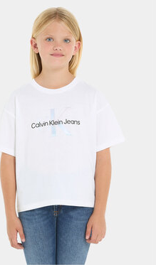 Bluzka dziecięca Calvin Klein z jeansu