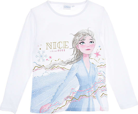 Bluzka dziecięca Disney Frozen dla dziewczynek z bawełny