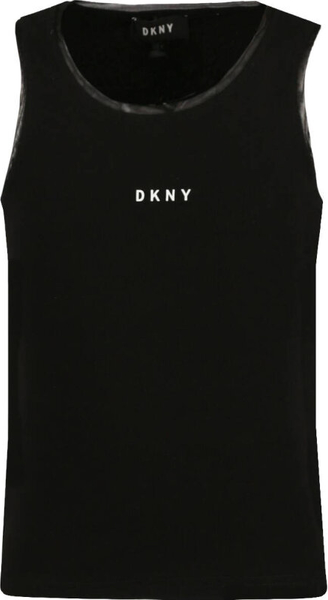Bluzka dziecięca DKNY z bawełny dla dziewczynek