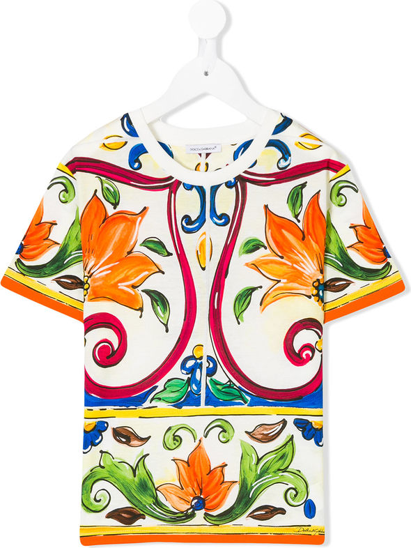 Bluzka dziecięca Dolce &amp; Gabbana Kids z bawełny