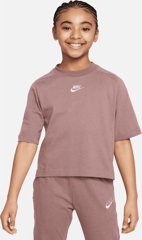 Bluzka dziecięca Nike dla dziewczynek z krótkim rękawem z dżerseju