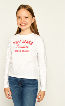 Bluzka dziecięca Pepe Jeans z krótkim rękawem