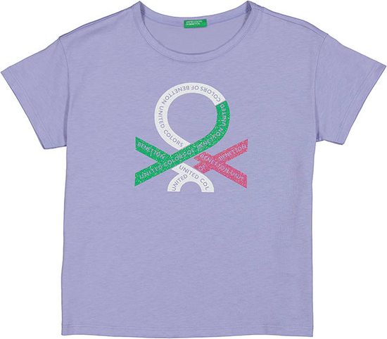 Bluzka dziecięca United Colors Of Benetton dla dziewczynek z bawełny