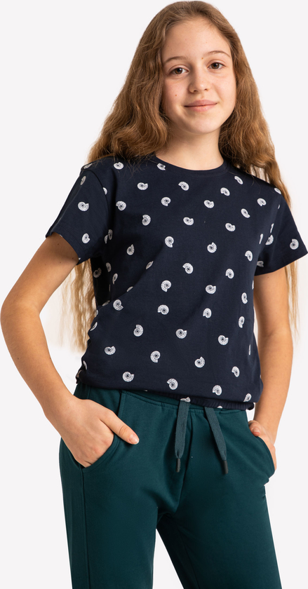 Bluzka dziecięca Volcano dla dziewczynek z bawełny