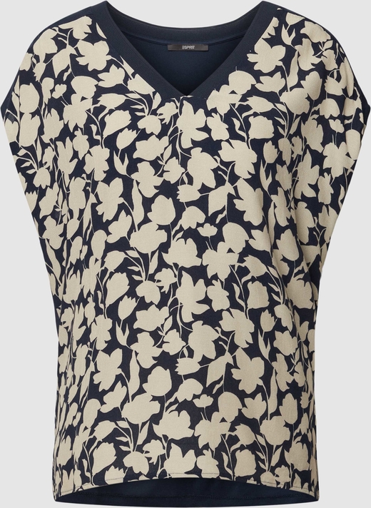 Bluzka Esprit w stylu casual z dekoltem w kształcie litery v
