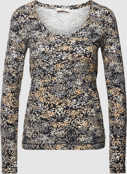 Bluzka Esprit w stylu casual z okrągłym dekoltem z bawełny