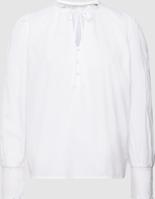 Bluzka Esprit z długim rękawem z bawełny z okrągłym dekoltem