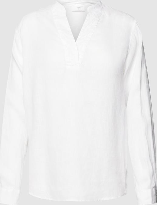 Bluzka Fynch Hatton z dekoltem w kształcie litery v w stylu casual z długim rękawem