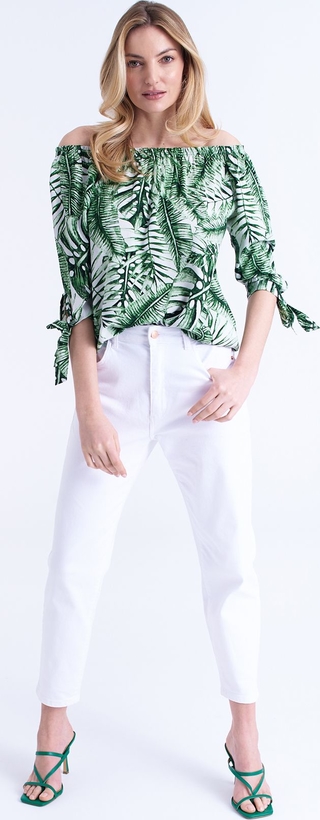 Bluzka Greenpoint w stylu casual z długim rękawem