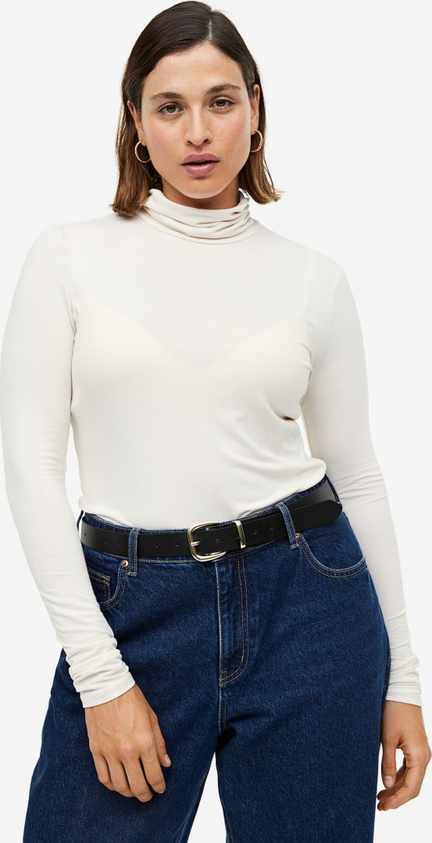 Bluzka H & M z długim rękawem w stylu casual