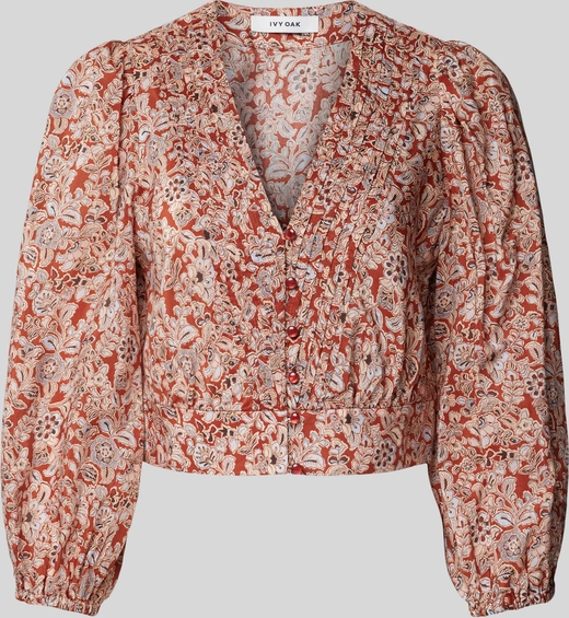 Bluzka Ivy Oak w stylu casual z dekoltem w kształcie litery v