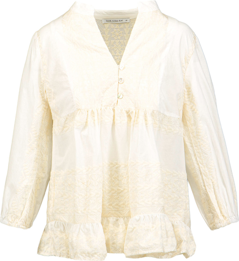 Bluzka Kori z dekoltem w kształcie litery v z tkaniny
