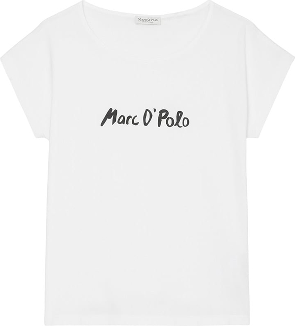 Bluzka Marc O'Polo z okrągłym dekoltem z krótkim rękawem