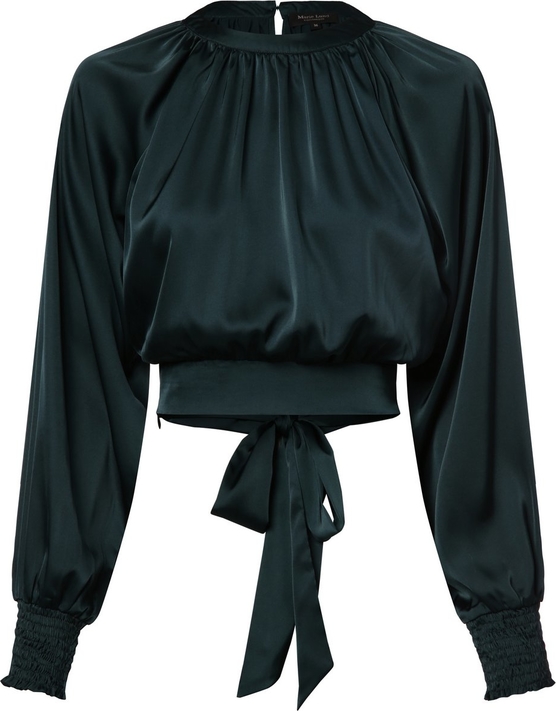 Bluzka Marie Lund w stylu casual z długim rękawem z okrągłym dekoltem