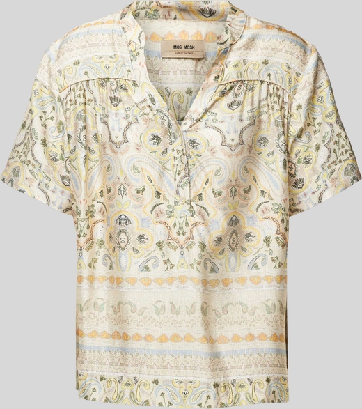 Bluzka Mos Mosh z dekoltem w kształcie litery v w stylu casual