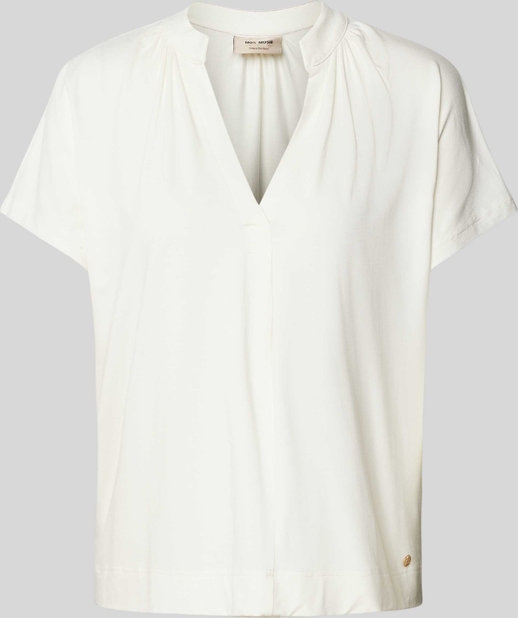 Bluzka Mos Mosh z krótkim rękawem z dekoltem w kształcie litery v