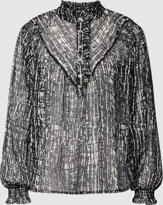 Bluzka Neo Noir w stylu casual z dekoltem w kształcie litery v