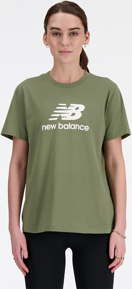Bluzka New Balance w sportowym stylu z bawełny