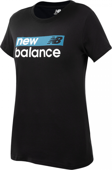 Bluzka New Balance z dżerseju z krótkim rękawem